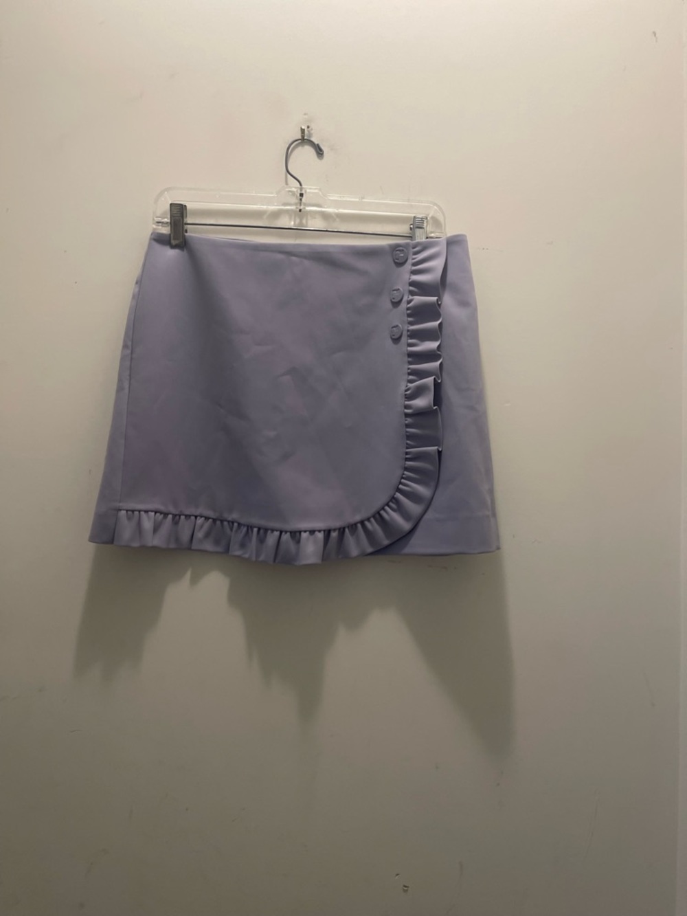 Tory Burch Lavender Ruffle Wrap Mini Skirt/Skort NWT